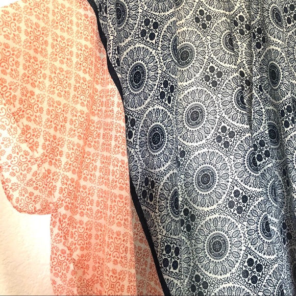 NVELOP Cotton Printed Duster with tassels one size - Picture 2 of 3